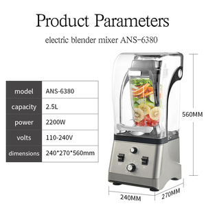 Hot Sale Milk <b>Tea</b> Shop Equipment Fruit and Vegetable Mixer 2.5L <b>Machine</b> Commercial Immersion Blender Commercial Immersion Blende - Product Image 5