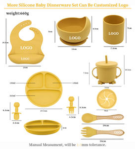 จานใส่อาหารสำหรับเด็ก,จานแบ่งอาหารสำหรับเด็กวัสดุ BPA กันลื่น - Product Image 5