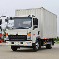 Camion léger diesel d'occasion SINOTRUCK HOWO, moteur Euro 3, transmission 4x2, suspension pneumatique, mini-camionnette de fret Weichai Power