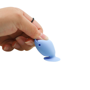 Couvercle de brosse à dents en silicone pour petits poissons, ventouse verticale, couverture de brosse à dents de voyage, couverture de brosse à dents portable, vente en gros - Product Image 5