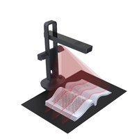 Escáner de Alta Velocidad Chengzhe Aura Plus 2s, Escaneo Continuo, Portátil, Escáner de Libros e Facturas a Color de 24 Bits