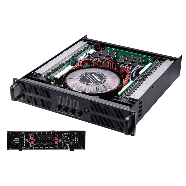 K4800  Professional High-power Amplifier Four Channel Pure Rear Level Wedding Stage Audio Equipment Amplifier