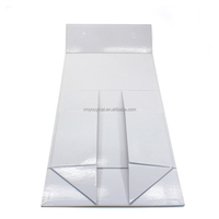 Boîte cadeau magnétique pliable avec logo personnalisé, finition brillante ou mate, boîte rigide blanche pour chaussettes, gaufrage en fourrure, pelliculage mat