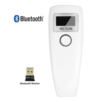 Netum-escáner de código de barras para teléfono, lector de código de barras inalámbrico, 1D, 2D, diente azul, para Win/Android/IOS, OEM, acepta fábrica