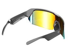 <strong>Customized</strong> YJ006 Stylish Cycling Wireless Smart Glasses UV 400 Protection Lightweight Design Microphone Wearable <strong>Headset</strong> Calling - Product Image 2