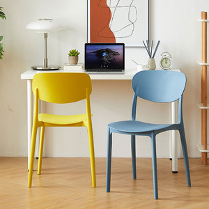 Sedie da Pranzo Impilabili in Plastica PP per Casa Ufficio Ristorante Sala da Pranzo Sedie Moderne con Sedia da Pranzo di Ottima Qualità - Product Image 6