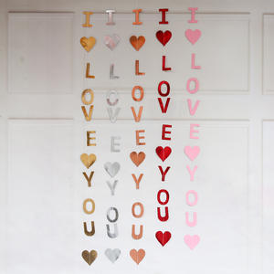 Ich liebe dich Ballon 110cm Girlande Ornamente Papiers chnur Hochzeit Happy Valentinstag Party Dekoration Lieferungen - Product Image 2