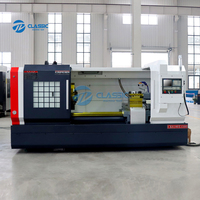 Tour CNC horizontal haute précision CK6180 certifié CE ISO9001, qualité fiable, réputé dans le monde entier pour le traitement des métaux
