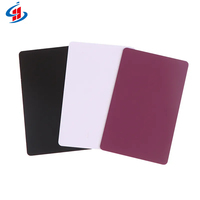 Cartes vierges en PVC imprimables CR80 blanches pour l'école, cartes vierges en PVC pour imprimante jet d'encre