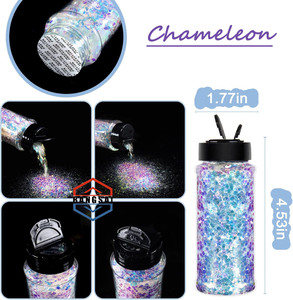 Chameleon Chunky Glitter Magic Opal Colors Shift Craft Glitter for Epoxy Resin Nail Slime Phone Case Party Decor Jewelry Making - Product Image 2