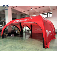 Tente gonflable personnalisée pour événements promotionnels en extérieur, tente publicitaire pour équipes de rallye, gazebo gonflable portable pour le sport automobile