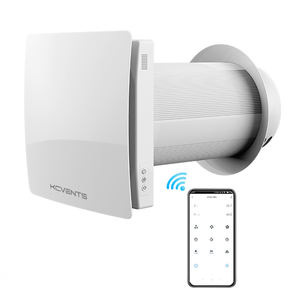 Ventilateur ce <span class=keywords><strong>réversible</strong></span>, pièce unique, monté sur une fenêtre, ventilateur d'énergie mural Hrv, Ventilation de récupération de chaleur - Product Image 3