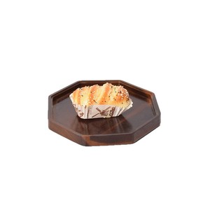Plateau de service en bois massif de style japonais pour les collations, les desserts, utilisation hôtelière - Product Image 1