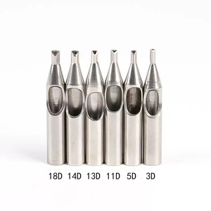 Puntas de acero inoxidable para tatuajes, cubiertas de aguja y tubo para máquina de bobina, kit de pistola, suministros de tatuaje al por mayor - Product Image 4