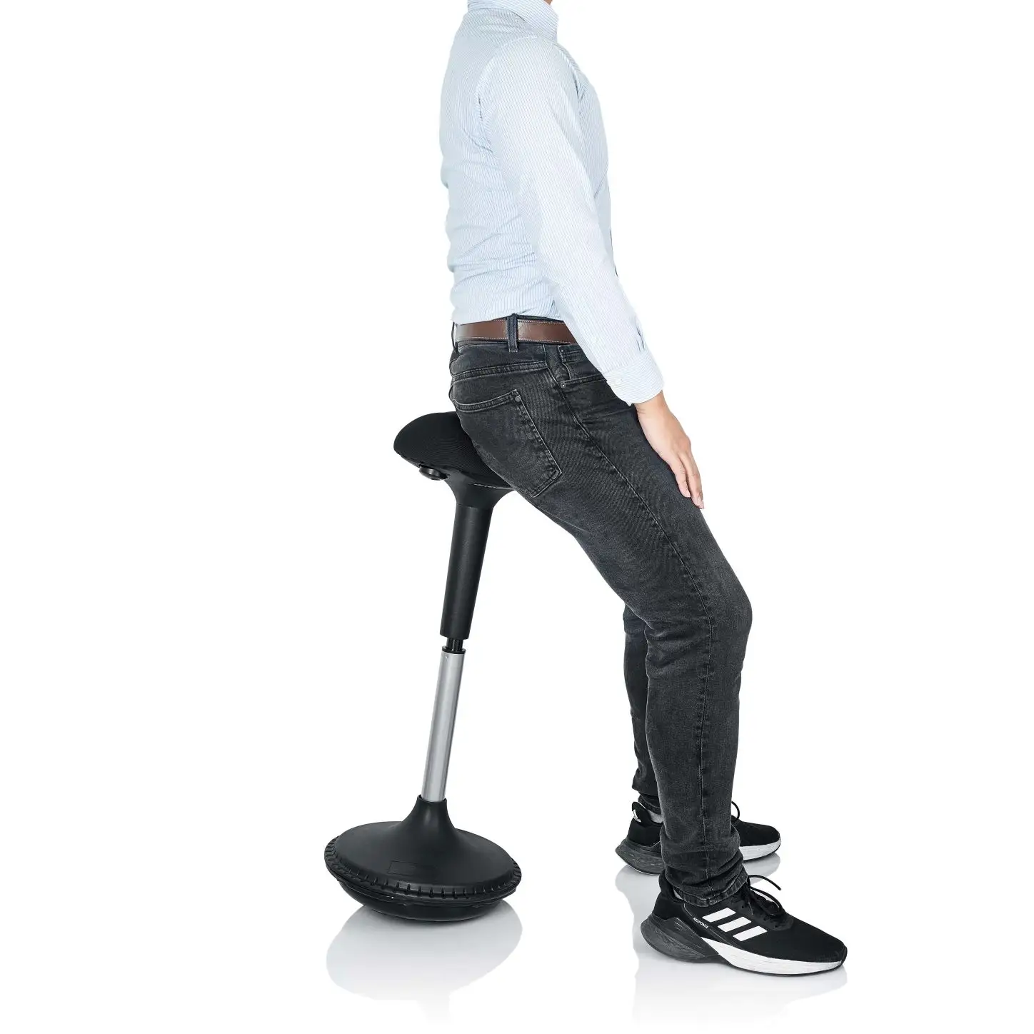 Yüksek kaliteli ergonomik ofis mobilyaları yalpalama tabure yüksekliği ayarlanabilir ofis wobble sandalye