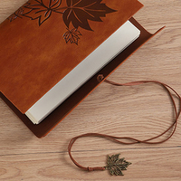 Fabricant en gros, carnet de voyage rétro créatif en cuir imitation, carnet de notes à feuilles mobiles A6 pour le bureau