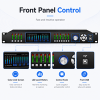 Processeurs audio haut de gamme PLG480 4 entrées 8 sorties DSP Système de sonorisation pour enceintes Mixeur numérique intelligent professionnel Processeur audio