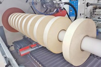 Machine à découper les rouleaux de ruban adhésif, découpe haute précision, machine de conversion de ruban adhésif PVC double face, machine pour films et cartons