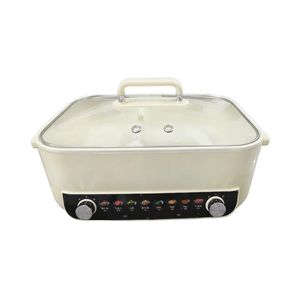 8L ไฟฟ้าอเนกประสงค์ขนาด<span class=keywords><strong>8</strong></span> <span class=keywords><strong>in</strong></span> <span class=keywords><strong>1</strong></span>, หม้อหุงต้มเตาย่างไม่ติดกระทะขนาด2100วัตต์สำหรับใช้ในครัวบ้าน - Product Image 5