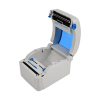 Imprimante d'étiquettes codes-barres pour étiquettes de produits SKU, autocollants codes-barres, imprimante thermique directe de bureau 203 dpi 118 mm USB Bluetooth blanche
