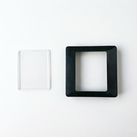 Boîtier de protection en plastique noir GM72, panneau avant fixe pour lecteur de codes-barres 1D 2D
