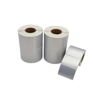 Ölçekli etiket süpermarket 60mm * 40mm kendinden yapışkanlı mat gümüş etiket barkod yazıcı termal etiket için kağıt kodu için özel - Product Image 2