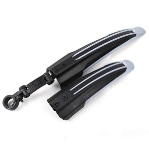 Garde-boue de vélo pour VTT 20 22 24 26 pouces avec vis en résine plastique rouge noir - Product Image 4