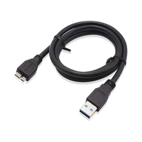 Cable de Carga Rápida USB 3.0 Micro B 3A con Blindaje Trenzado, Conductor de Cobre Puro y PVC para HDD/SSD, Cámara, Teléfono y Banco de Energía