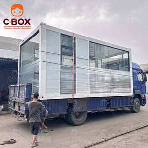 Cbox Maisons préfabriquées mobiles de luxe durables pour hôtels, capsules, villas, véranda en verre transparent, bar, conteneur en acier à plat, maison préfabriquée - Product Image 3