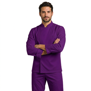 Vêtements de restaurant 100% coton à manches longues respirants pour le personnel d'hôtel et de bar, fabricant OEM, approvisionnement en gros - Product Image 1