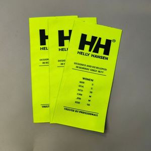 Factory <b>Cheap</b> Sustainable Polyester Custom Straight Cut Woven Damask Tag Fine Garment Labels - Product Image 1