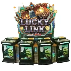 2024 nuovo arrivo 55 "LCD 4 giocatori verticale gioco di pesce macchina con Link fortunato in vendita