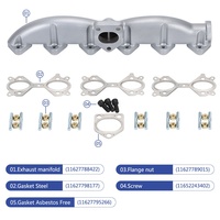 Collecteur d'échappement 11627788422 pour BMW E46 E39 E60 E61 E38 E65 E83 E53 X3 X5 en acier inoxydable 11622248166 11627799728 11627798177