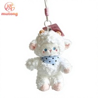 Gantungan Kunci Boneka Domba Lucu 20cm, Boneka Domba Lembut, Hiasan Tas, Gantungan Tali, Dekorasi Kunci Ransel & Meja
