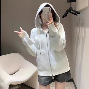 Giacca con Cappuccio in Spandex a Doppia <span class=keywords><strong>Cerniera</strong></span>, <span class=keywords><strong>Cardigan</strong></span> Lavorato a Maglia, Moda Autunno 2025 per Uomo e Donna - Product Image 6