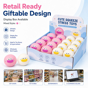 Factory Direct Cartoon Face Cute Squishy Toy Slow Rising <b>Fidget</b> Squeeze Ball Unisex 14 Years & up for Bulk Orders Wholesale - Product Image 3