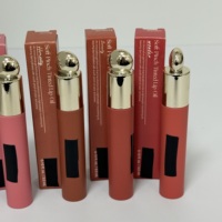 Brillo Labial Líquido de Alta Calidad en 5 Colores, Larga Duración, Acabado Natural Suave, Efecto Sedoso, Mate Suave, 3ml