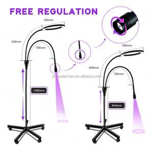 Lámpara LED UV de 5w para Pestañas, con Cuello de Cisne Ajustable y Luz LED Regulable - Product Image 5