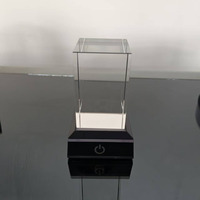 Bloques de Cristal K9 Transparentes de 50x50x80mm al por Mayor, Base LED para Grabado Láser, Cubo 3D para Máquinas XTool UV