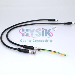 Cable de Sensor con Conector Hembra M5 de 4 Pines, Arnés de Cables Impermeable IP67, 60V 1A AWG PUR PVC, <span class=keywords><strong>Material</strong></span> Duradero, Venta al por Mayor de Fábrica Hysik - Product Image 3