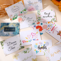 Vente en gros de cartes de voeux de fleurs chaudes, idées cadeaux, carte de bénédiction, carte de remerciement pour joyeux anniversaire