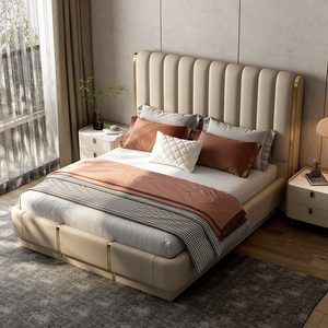 Yishangsen, muebles de dormitorio de lujo para el hogar, marco de cama tamaño King Queen, Hotel, apartamento, dormitorio, <span class=keywords><strong>Suite</strong></span>, <span class=keywords><strong>Suite</strong></span>, cama King Size - Product Image 3