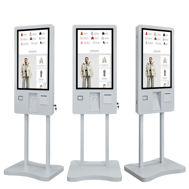 Hot Selling 21.5 Inch Interactive Self Service Payment Kiosk Automatic Touch Screen Kiosk Self Ordering Machine for Restaurant