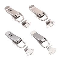 Loquet à levier réglable en acier, verrouillable, plaqué zinc/galvanisé, certifié ISO 9001, haute résistance industrielle, personnalisable pour carton