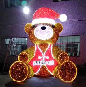 Decorazione Natalizia Personalizzata per Esterni, Scatola Regalo 3D Navidad con Luci LED Illuminate, Decorazione per Parchi, Giardini e Piazze, Festività Natalizia - Product Image 6