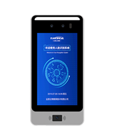 Machine de contrôle d'accès et de pointage des heures avec reconnaissance faciale Android AI de 5 pouces, lecteur de code QR, caméra de vision nocturne