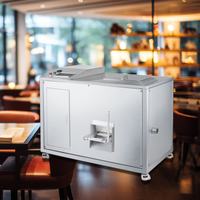 Composteur commercial de déchets alimentaires organiques pour cuisine, système de traitement automatique des déchets pour hôtel en extérieur