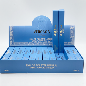 Perfume Árabe Portátil Mini de 35ml, Venta al Por Mayor del Fabricante, Perfume en Porcelana Azul y Blanca, Perfume Blue De <span class=keywords><strong>Chenel</strong></span> - Product Image 1