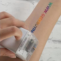 Mbrush Mini Mark Printer portabel warna cetakan pribadi cocok untuk pencetakan pada kulit