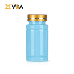 Pharmaceutical PET Pill Jar 100-250ml Opaque Blue with Induction Seal for Natural Products Container - Product Image 4